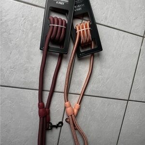 London Fog Rope Leash in Pink